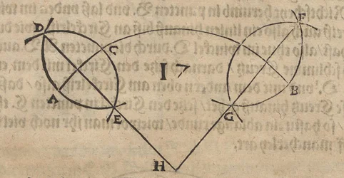 Construction of the Center of Given Circular Arcs